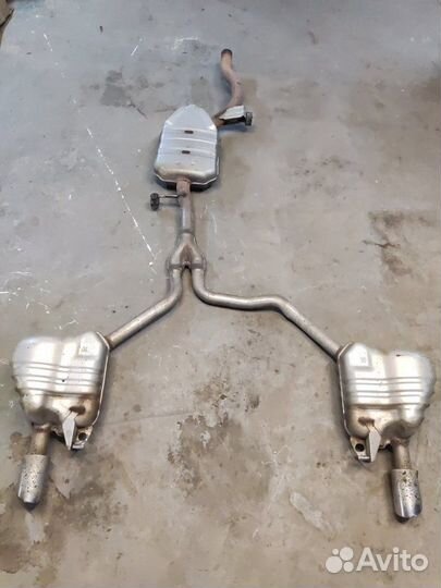 Глушитель в сборе задний Audi A6 C7 cdnb 2014