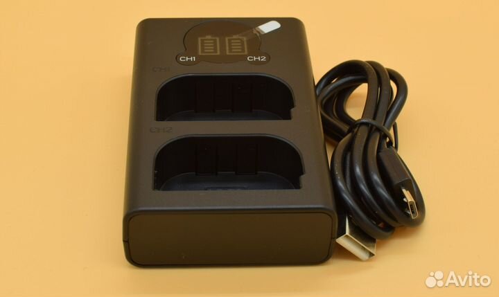 Двойное USB зарядное устройство для Canon LP-E6