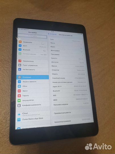 Продам iPad mini a1455