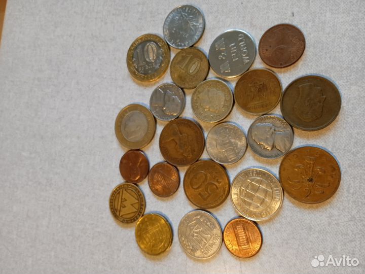 Большая коллекция монет мира