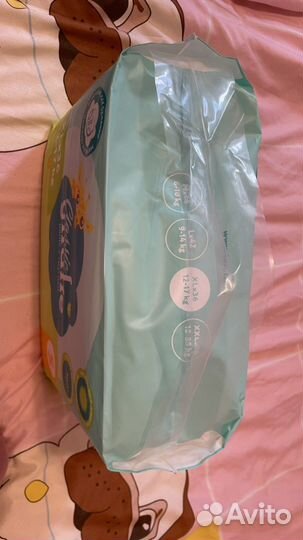 Трусики-подгузники lovular, XL, 12-17 кг. 36 шт