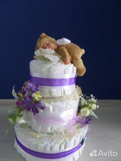 Торт из памперсов