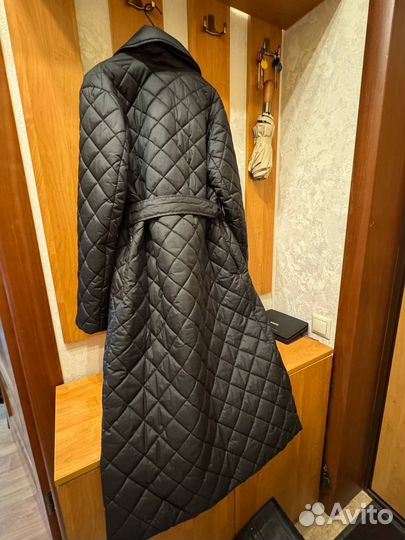 Пальто черное женское пуховое Conso 44 46 размер