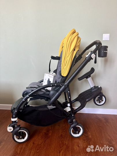 Коляска Bugaboo Bee5 с подножкой для погодок