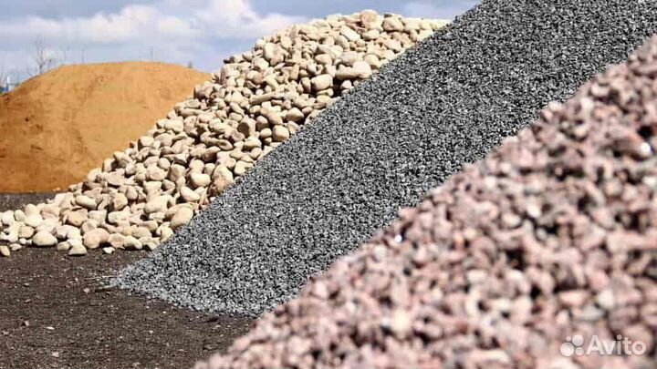 Песок, щебень, отсев доставка 20 куб