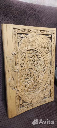 Картина резьба по дереву