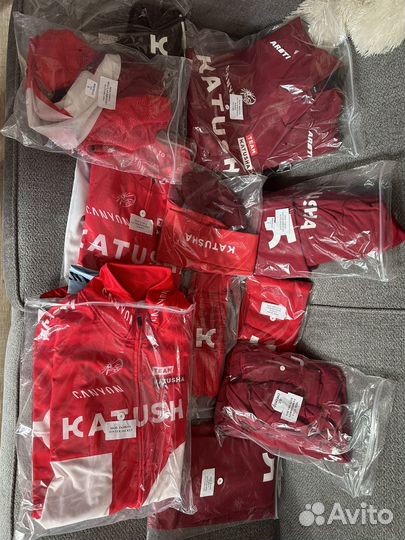 Форма FDJ, Katusha зимняя, Once, T-mobile, Astana