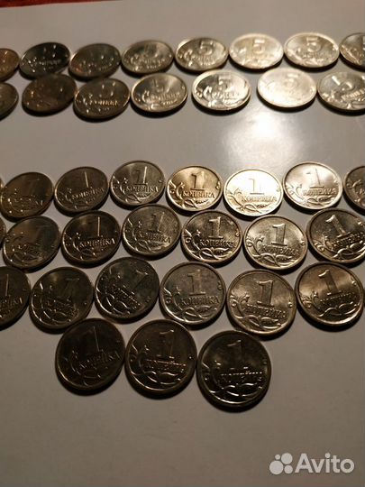 Монеты 2000-х годов, 1 и 5 коп