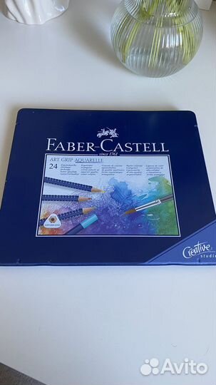 Акварельные карандаши faber castell 24