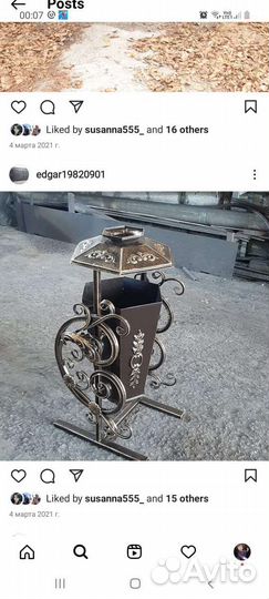 Кованые мангалы с крышей