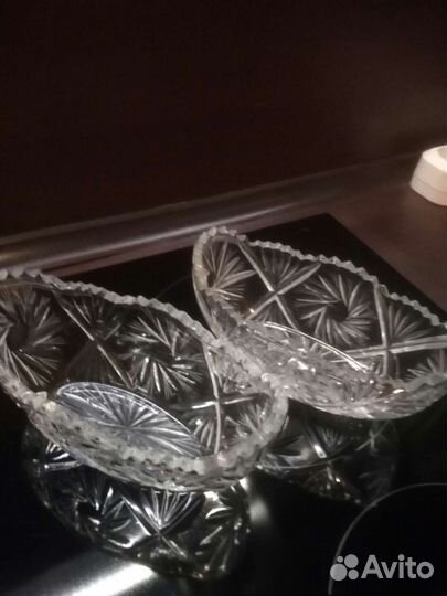 Хрустальные вазочки
