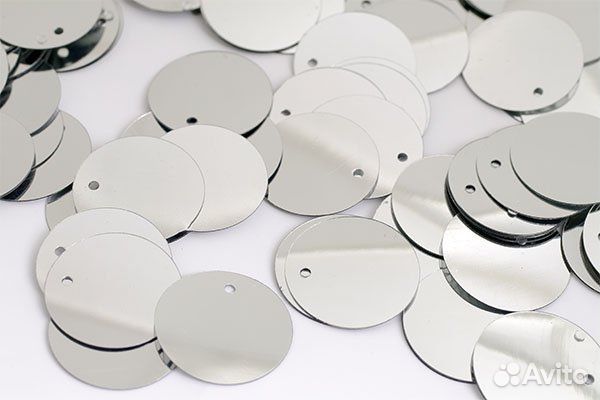 Пайетки новые 40 уп. (Швейная фурнитура)