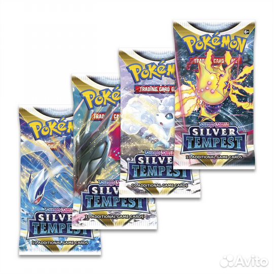 Бустер карточек Pokemon Silver Tempest