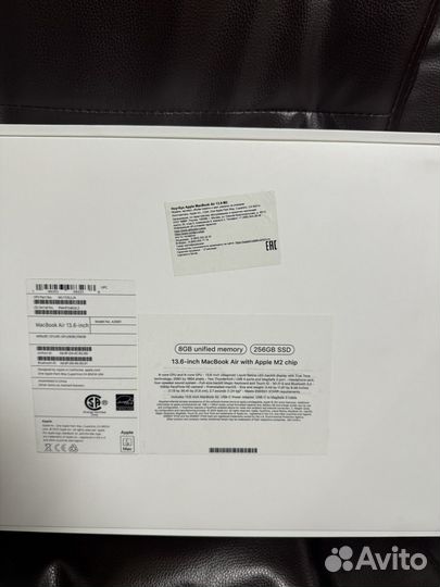 Macbook air 13 m2 8 256 midnight