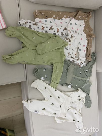 Два пакета вещей 50-56 на девочку