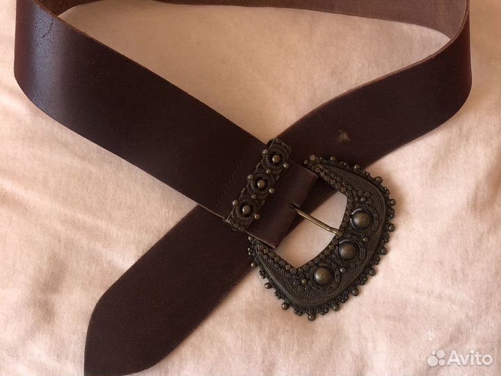 Ремень женский, Италия, кожа, оригинал