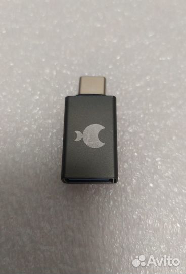 Адаптер moonfish USB-C на USB-A серый