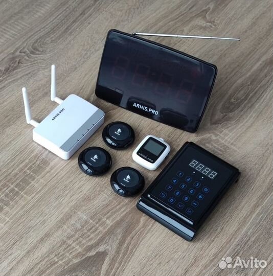 Кнопка вызова официанта модель Премиум, комплект