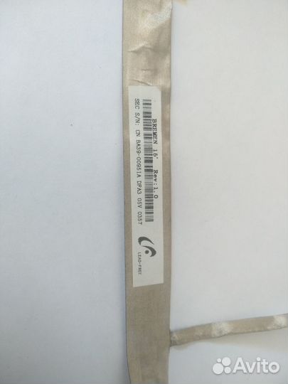 Шлейф матрицы на ноутбук Sаmsung nр-R540Н