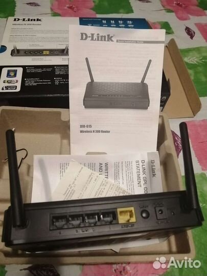 D-Link Роутер DIR 615 Wireless N 300
