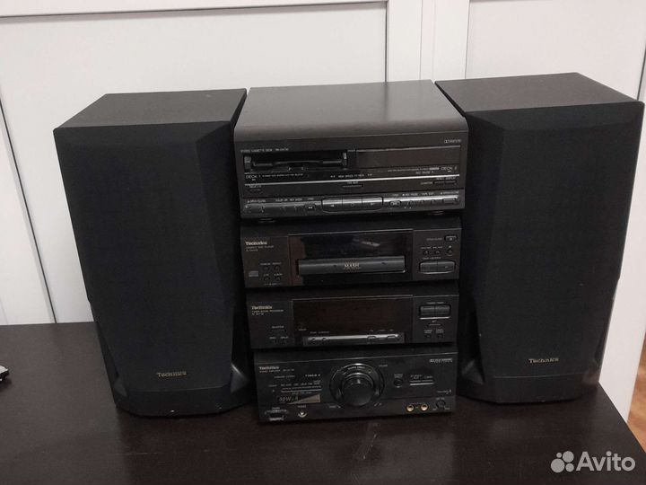 Музыкальный центр technics sl-ch530+ 2 колонки