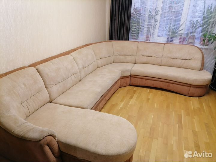 Большой угловой диван модульный бу