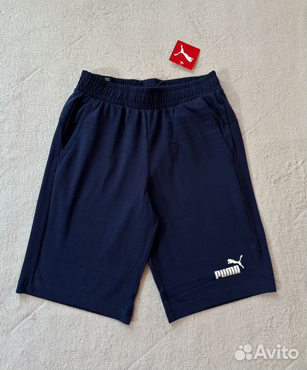 Шорты (S, M, XXL) Puma. Цвет тёмно-синий. Оригинал
