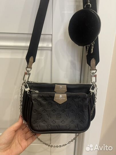 Сумка кросс боди черная BB1