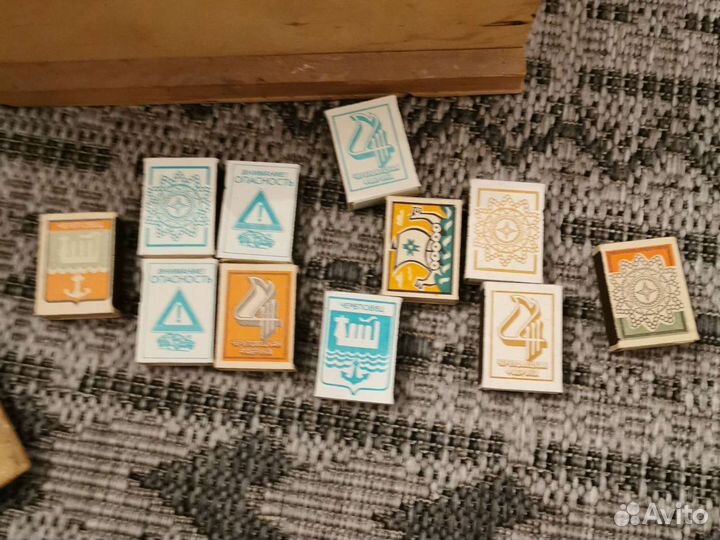 Спички СССР в деревянном коробке