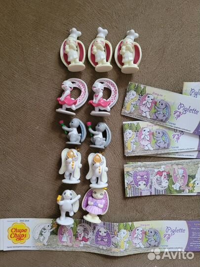 Киндер игрушки пиглет