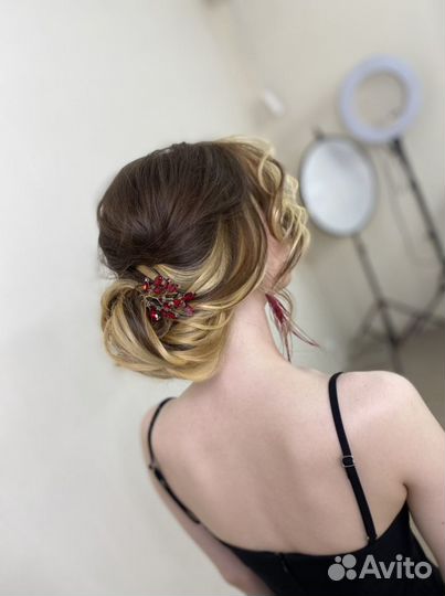 Шпилька Веточка свадебное украшение невесты