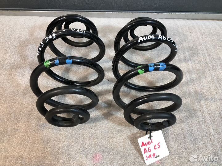 Пружины задние на Audi A6 C5 TDI