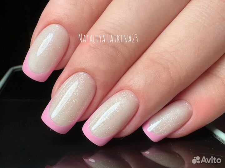 Наращивание, укрепление, педикюр