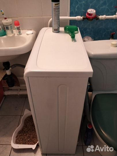 Стиральная indesit узкая б/у 5 лет