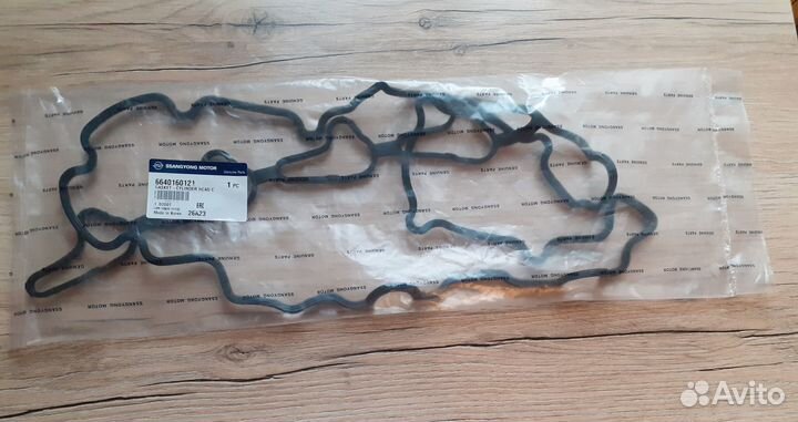 Оригинал Прокладка клапанной крышки SsangYong