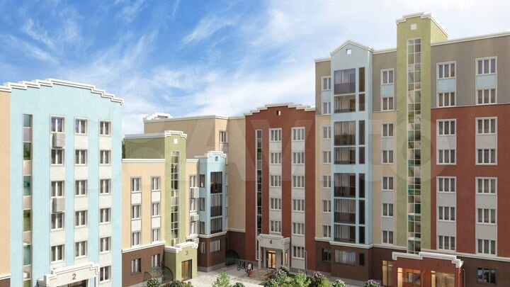 2-к. квартира, 67 м², 1/6 эт.