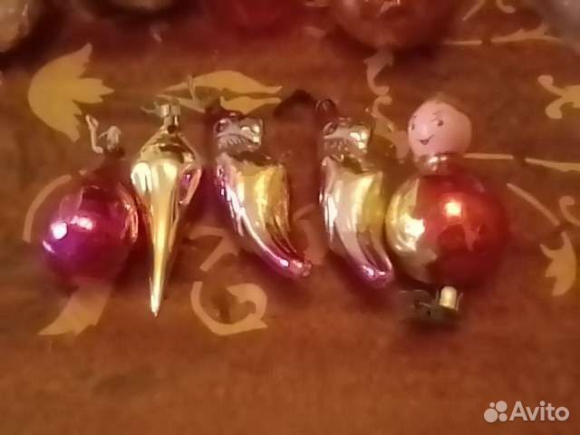 Елочные игрушки СССР часы