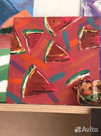 Картина холст акрил