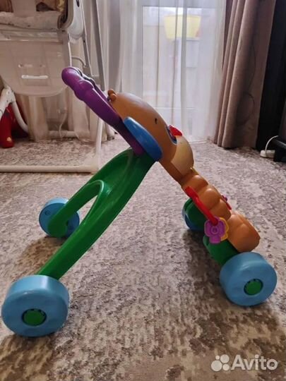 Ходунки каталка fisher price