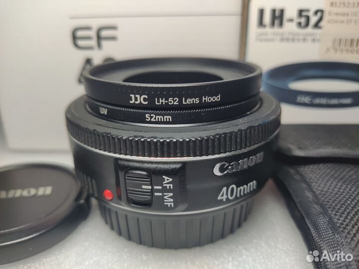 В Прокат объектив Canon EF 40mm f/2.8 STM +