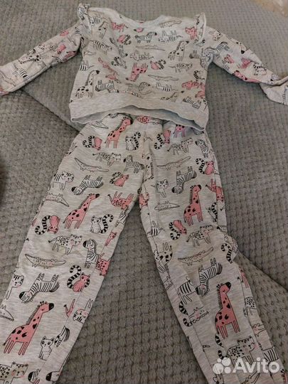 Детская одежда для девочек пакетом 104 110