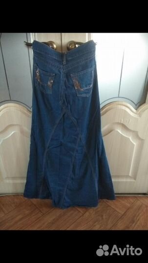 Джинсовая юбка