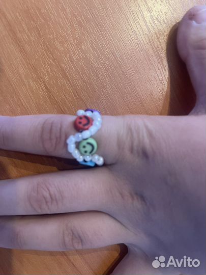 Кольцо из бисера