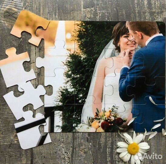 Пазл с фото магнитный