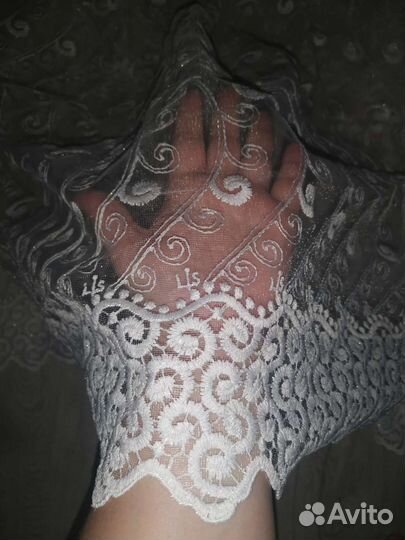 Тюль с люрексом