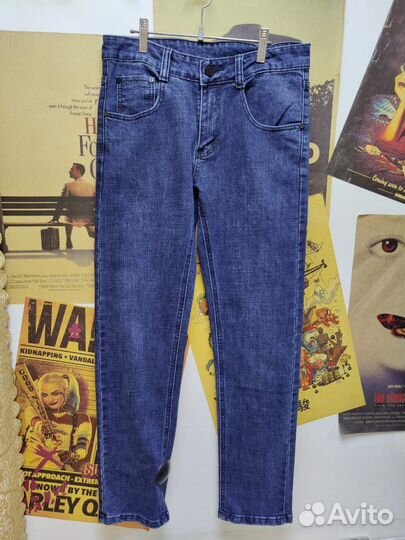 Джинсы синие Billioneir размер 30 новые хлопок
