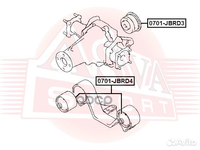 Подушка дифференциала зад прав/лев grand