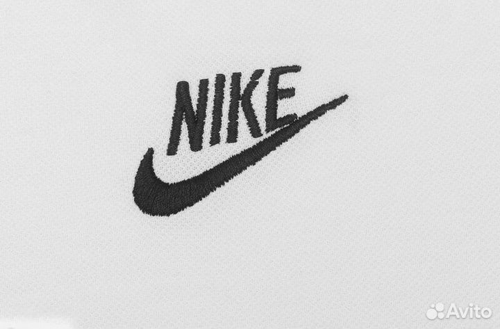 Поло Nike Swoosh logo белое