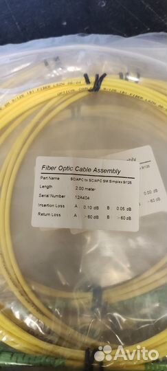 Патч корд оптический