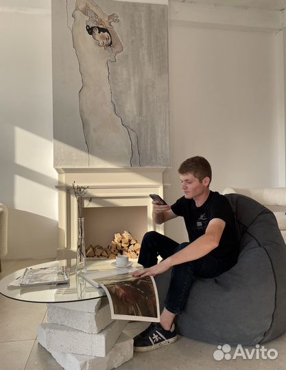 Кресло груша мешок пуф